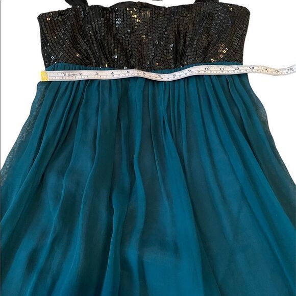 Allen Schwartz A.B.S. Sequin Silk Cocktail Dress - Picture 9 of 11